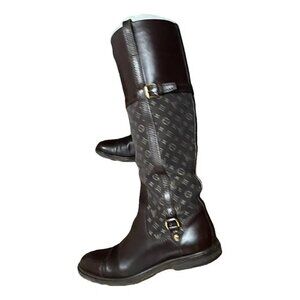 LOUIS VUITTON GENUINE JODI HIGH BOOTS
